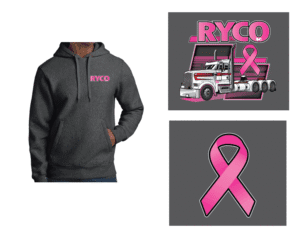 Breast Cancer Awareness Heavyweight Hoodie
